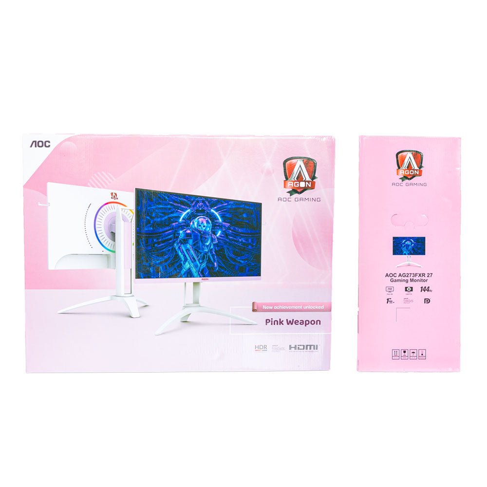 AOC AGON AG273FXR 27&quot; Gaming Pink Monitor